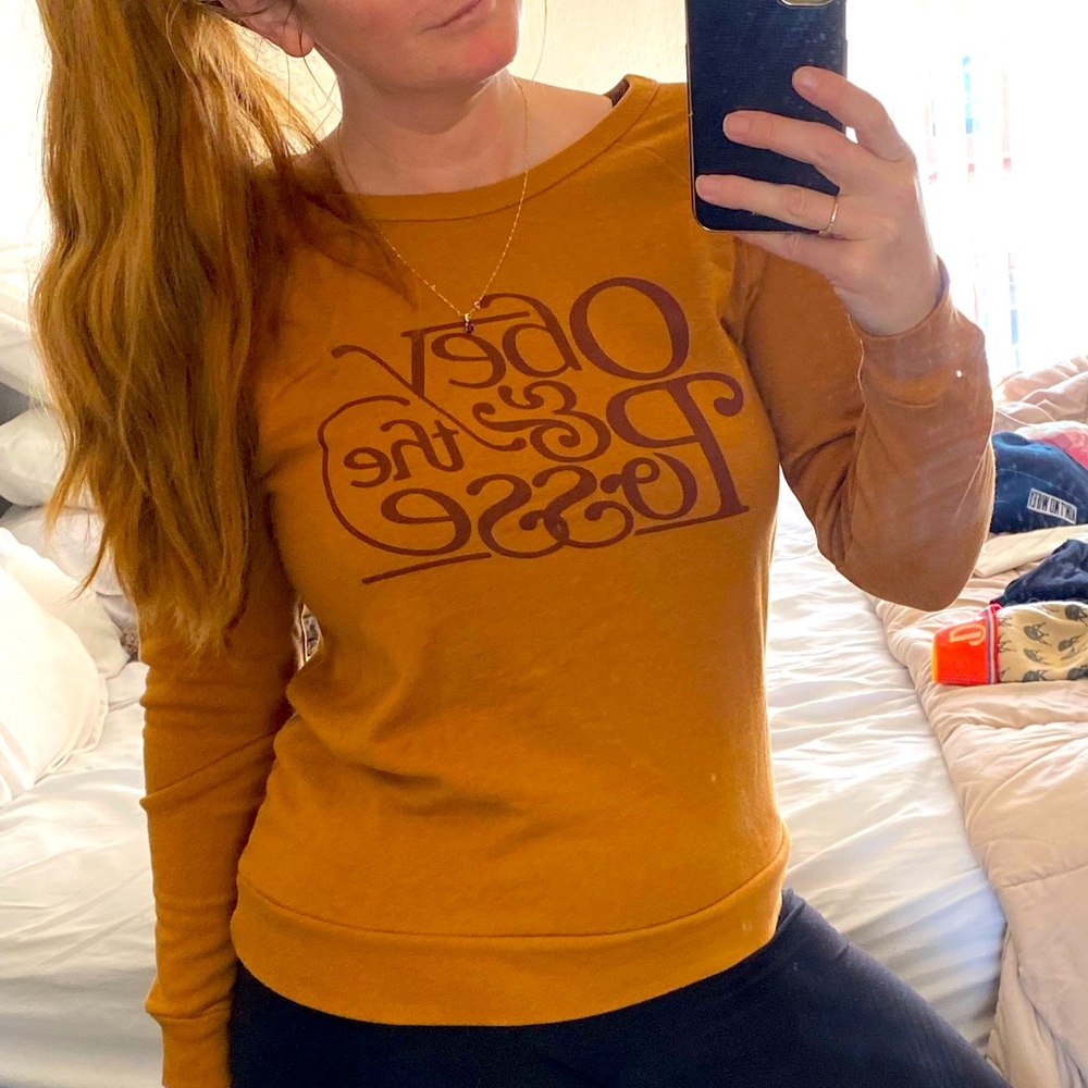 Mustard Obey Sweater